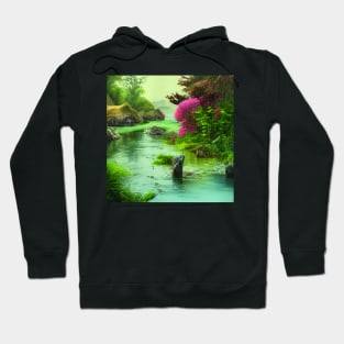 Magical Digital Painting Of an Amazing Nature Hoodie